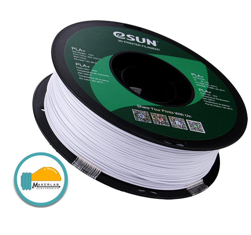 eSUN PLA+ White Black Grey Red Green Blue Yellow Orange  Filament 1.75mm PLA Plus 1KG Spool for Creality 3D Printer