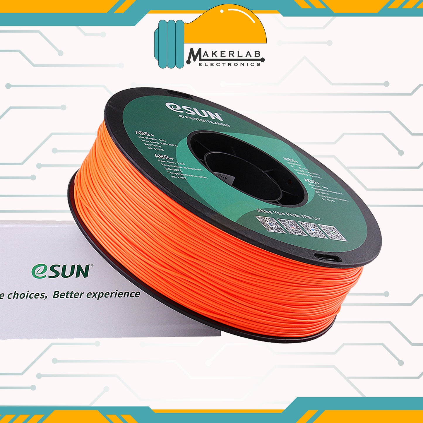 eSUN ABS+  FILAMENT  1.75mm 1KG